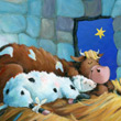 Dollepseite 7 aus dem Bilderbuch: Joschi, das kleine Lamm