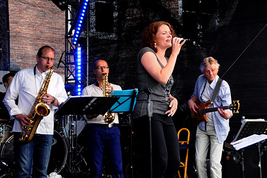 Band Funk Reloaded auf dem Sommerfest des LWLs