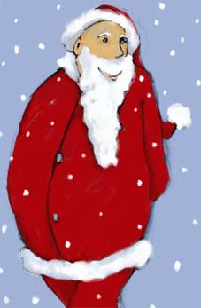 Computerillustration Weihnachtsmann